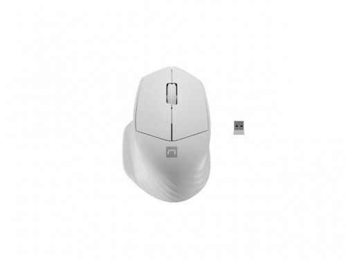 Natec  
         
       Mouse Siskin 2 	Wireless, White, USB Type-A image 1