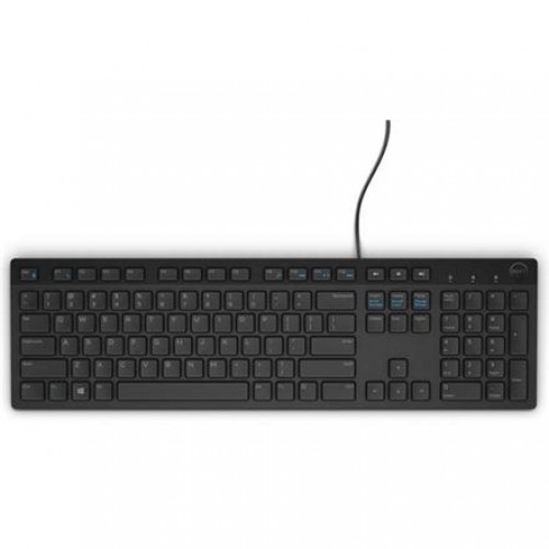 Dell Keyboard KB216 Multimedia, Wired, NORD, Black image 1