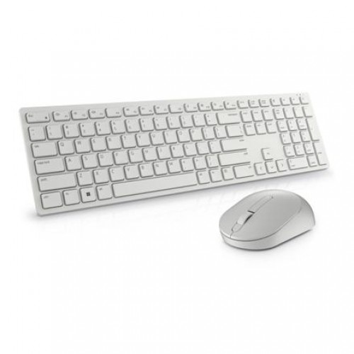 Dell Keyboard and Mouse KM5221W Pro Wireless, RU, 2.4 GHz, White image 1