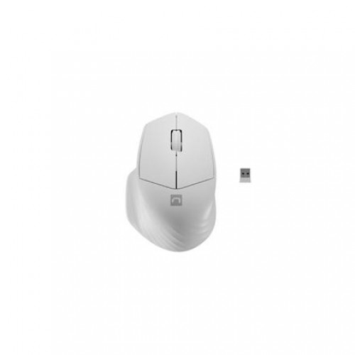 Natec Mouse Siskin 2 	Wireless, White, USB Type-A image 1
