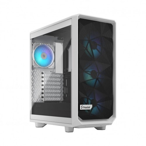 Fractal Design  
         
       Meshify 2 Compact RGB White TG Clear, Mid-Tower, Power supply included No image 1