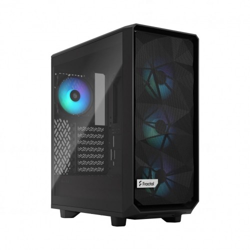 Fractal Design  
         
       Meshify 2 Compact RGB  Black TG Light Tint, Mid-Tower, Power supply included No image 1