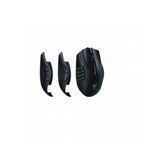 Razer Naga V2 Pro Gaming Mouse, RGB LED light, 2.4GHz, Bluetooth, 	Wireless, Black image 1