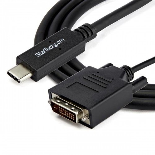 USB C uz DVI Adapteris Startech CDP2DVIMM2MB Melns image 1