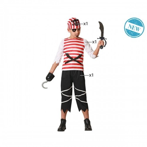 Bigbuy Carnival Маскарадные костюмы для детей Пират 5-6 Years image 1