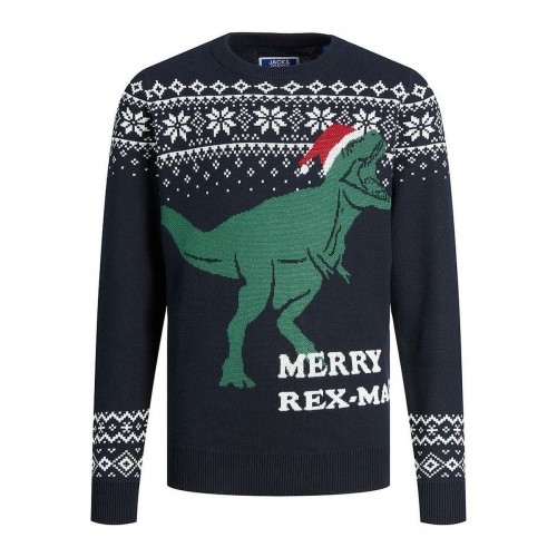 Unisex Jumper Jack & Jones T REX Navy Blue image 1