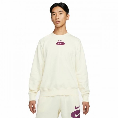 Men’s Sweatshirt without Hood Nike Swoosh League White image 1