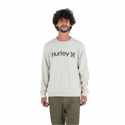 Men’s Sweatshirt without Hood Hurley One&Only Solid Soft green image 1