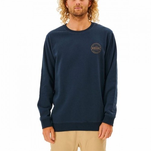 Men’s Sweatshirt without Hood Rip Curl Re Entry Crew Navy Blue image 1