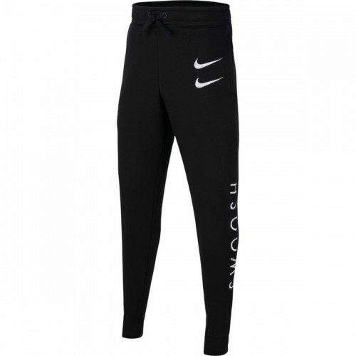 Детские спортивные штаны Nike Swoosh Чёрный image 1