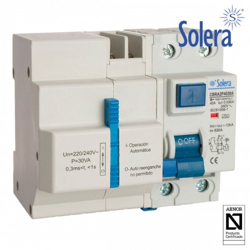 Автоматический выключатель для жилых помещений Solera cbra2p4030a image 1