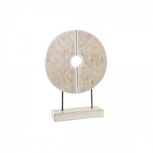 Decorative Figure DKD Home Decor White Iron Circles (41 x 12 x 55 cm) image 1