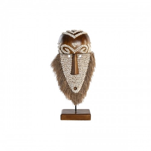 Decorative Figure DKD Home Decor Natural Mask Fibre (30 x 10,5 x 53 cm) image 1