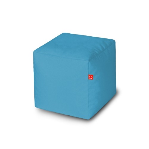 Qubo™ Cube 25 Wave Blue POP FIT пуф (кресло-мешок) image 1