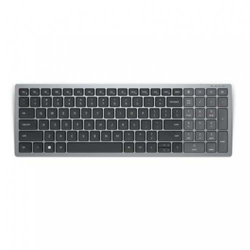 Dell Keyboard KB740 Wireless, RU, 2.4 GHz, Bluetooth 5.0, Titan Gray image 1