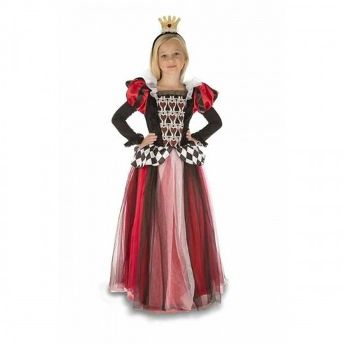 Bigbuy Carnival Маскарадные костюмы для детей Черный/Красный Королева сердца image 1