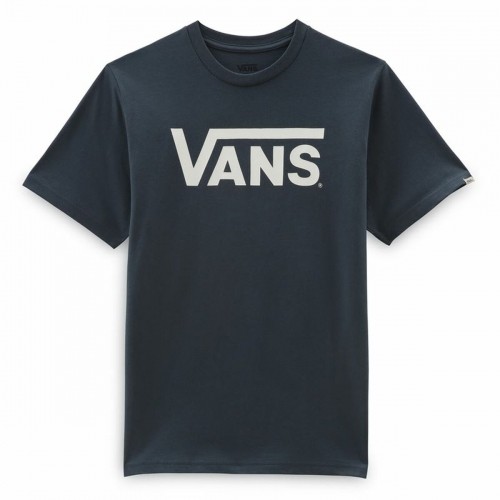 Детский Футболка с коротким рукавом Vans Classic Темно-синий image 1