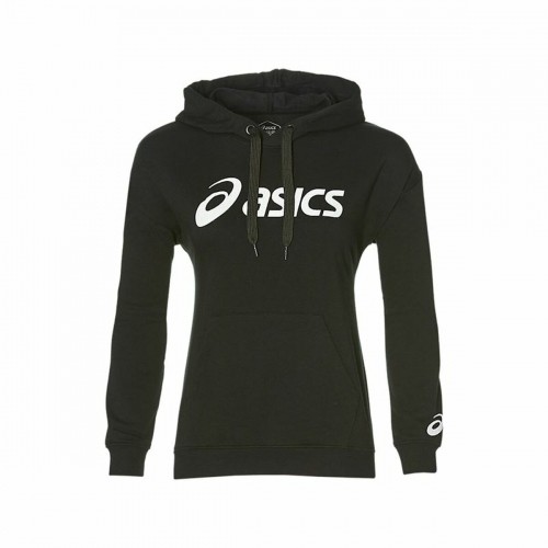 Толстовка с капюшоном женская Asics Big Чёрный image 1