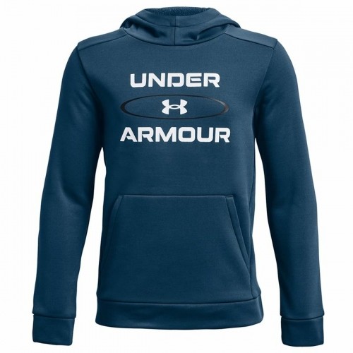 Bērnu Sporta Krekls ar Kapuci Under Armour Fleece Graphic Zils image 1