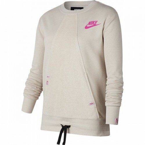 Hoodless Sweatshirt for Girls Nike Heritage Beige image 1