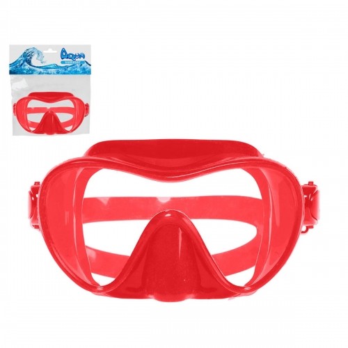 Diving Mask Red Silicone Adults image 1