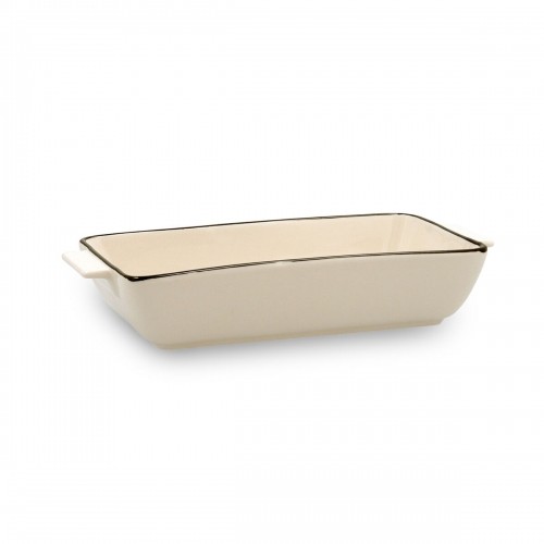 Kastrolis Quid Cocco Keramika Balts (23 x 11 x 4,5 cm) (Pack 12x) image 1