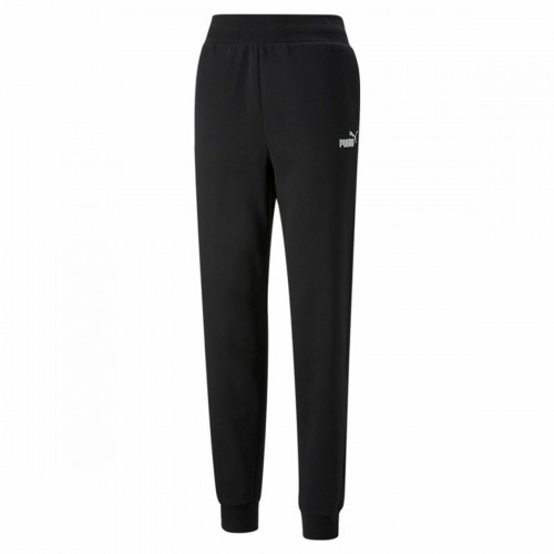 Adult's Tracksuit Bottoms Puma ESS+ Embroidery High-Waist Lady Black image 1