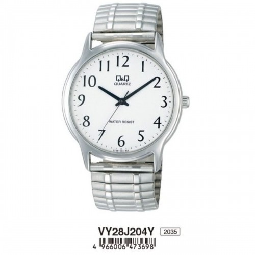 Men's Watch Q&Q STANDARD Silver (Ø 38 mm) image 1