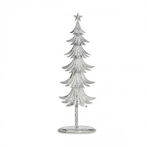 Christmas Tree 20 x 58 x 13 cm Metal White image 1