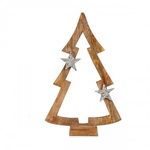 Krist+ Новогодняя ёлка Коричневый Серебристый Деревянный (7,5 x 58,5 x 37 cm) image 1