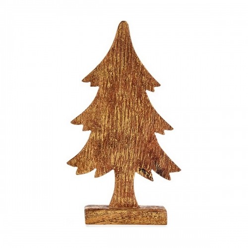 Christmas Tree 5 x 31 x 15,5 cm Golden Wood image 1