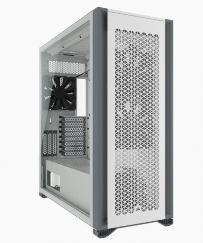 Corsair  
         
       Tempered Glass PC Case 7000D AIRFLOW Side window, White, Full-Tower, Power supply included No image 1