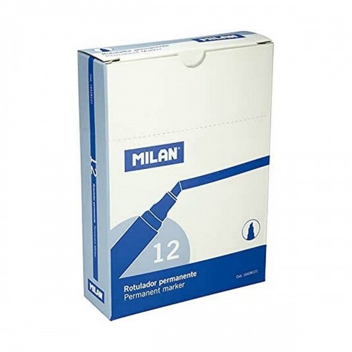 Постоянный маркер Milan Синий PVC image 1