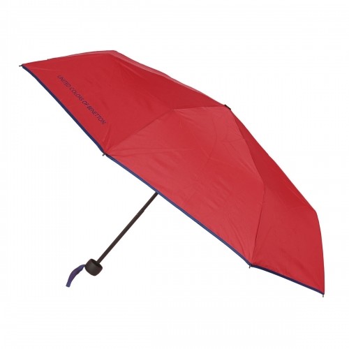 Foldable Umbrella Benetton Red (Ø 94 cm) image 1