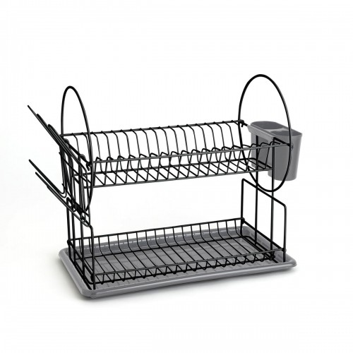 Drainer Quid Grey Metal (52 x 23 x 36 cm) image 1