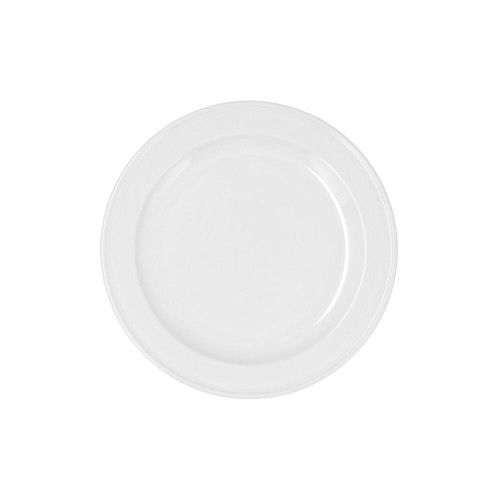 Dessert dish Bidasoa Glacial Ala Estrch White Ceramic 20 cm (6 Units) (Pack 6x) image 1