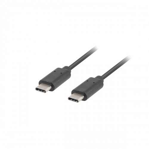 Kabelis USB C Lanberg 1,2 m Melns image 1