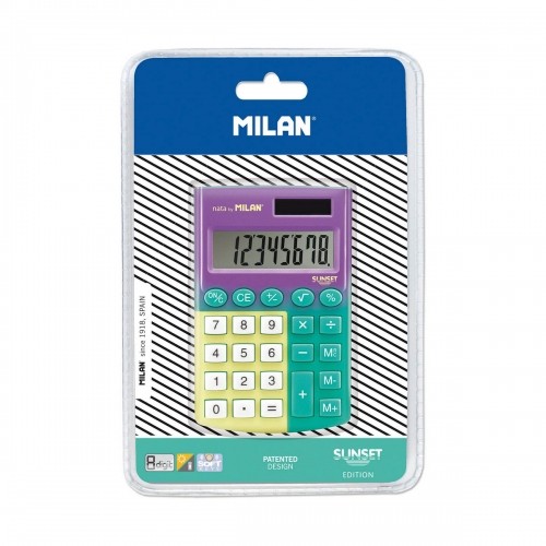 Calculator Milan pokcket Sunset PVC image 1