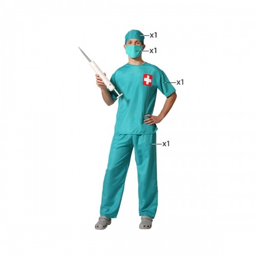 Costume for Adults Doctor Multicolour image 1