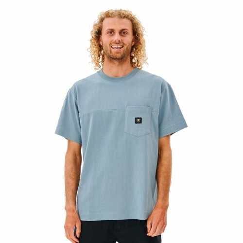 Футболка с коротким рукавом мужская Rip Curl Pocket Quality Surf  Синий image 1