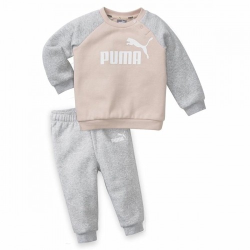 Baby's Tracksuit Puma Minicat Essentials Grey image 1