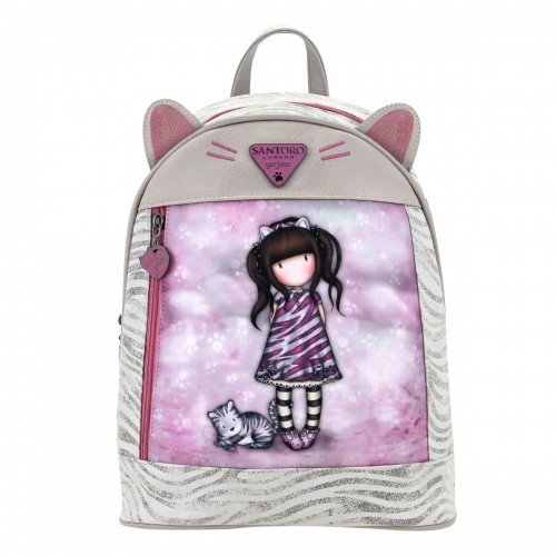 Casual Backpack Gorjuss Ruby wild Grey (25,5 x 31 x 10 cm) image 1