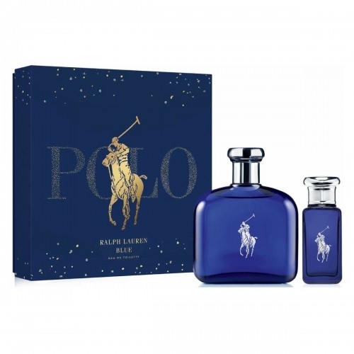Men's Perfume Set Ralph Lauren Polo Blue EDT 2 Pieces image 1