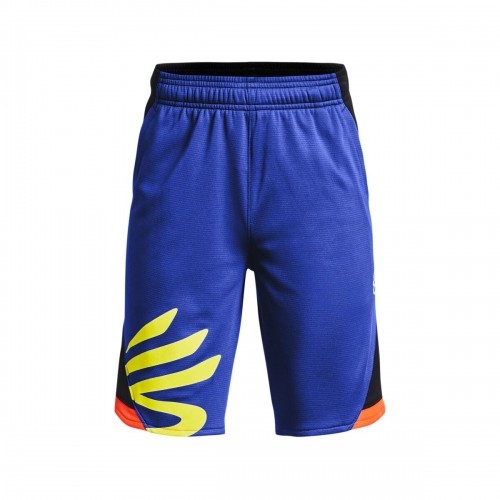 Sport Shorts for Kids Under Armour Curry Splash Basketball Blue image 1