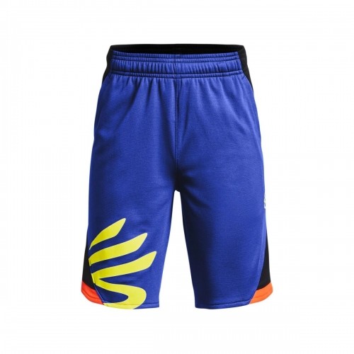 Sporta Šorti Bērniem Under Armour Curry Splash Zils image 1