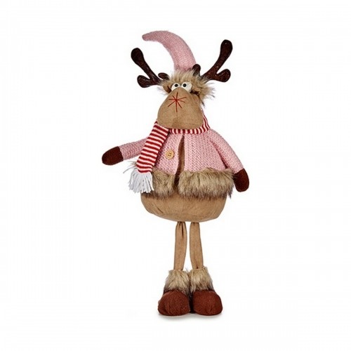Krist+ Christmas reindeer Розовый Коричневый полиэстер (24 x 63 x 27 cm) image 1