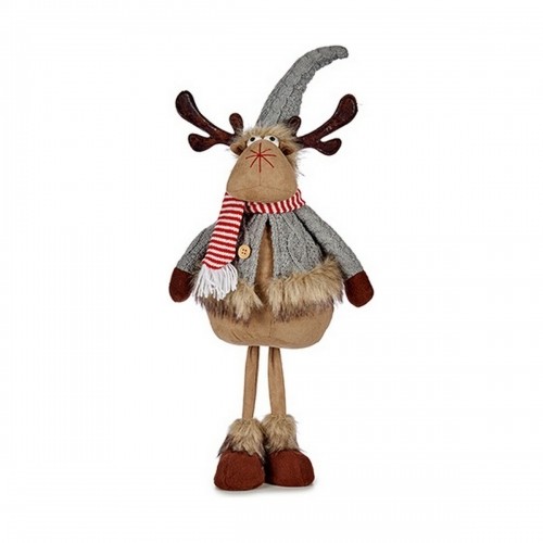 Krist+ Christmas reindeer Серый Коричневый полиэстер (24 x 63 x 27 cm) image 1