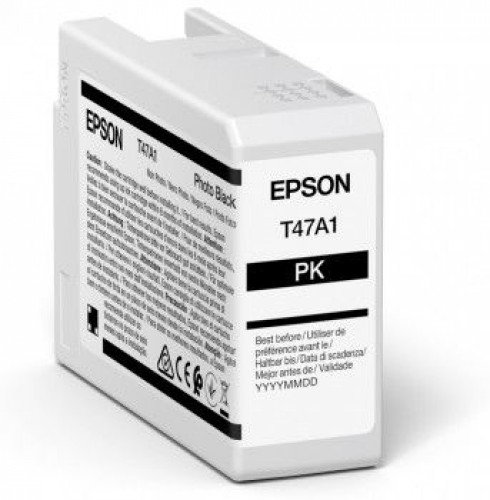 EPSON  
         
       UltraChrome Pro 10 ink T47A1 Ink cartrige, Photo Black image 1
