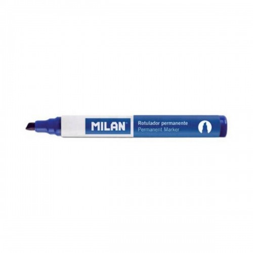 Постоянный маркер Milan Синий PVC 12 штук (Ø 4 mm) image 1