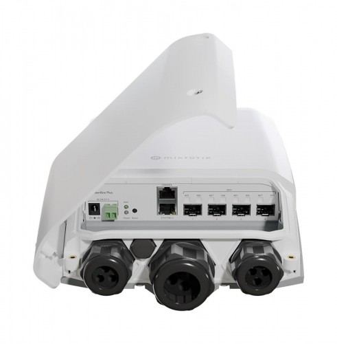 Switch|MIKROTIK|1x10Base-T / 100Base-TX / 1000Base-T|4xSFP+|1xConsole|CRS305-1G-4S+OUT image 1